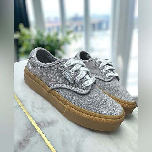 VANS Kids Pro Chima Ferguson Gum Sole Sneakers Shoes Grey Size 13 - Picture 13 of 16